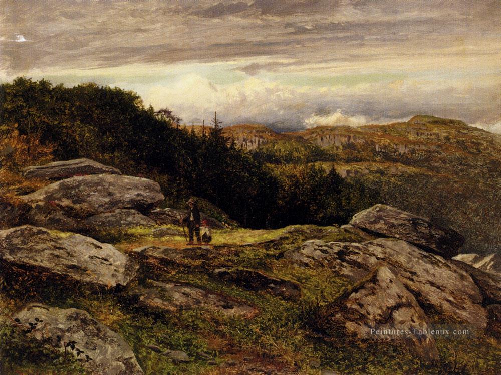 Un chemin de collines galloises paysage Benjamin Williams Leader Peintures à l'huile